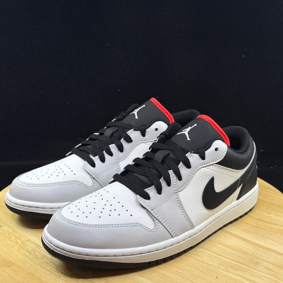 Nike Air Jordan 1 Low Neutral Grey Black (553558 045) Men\'s Size 9.5